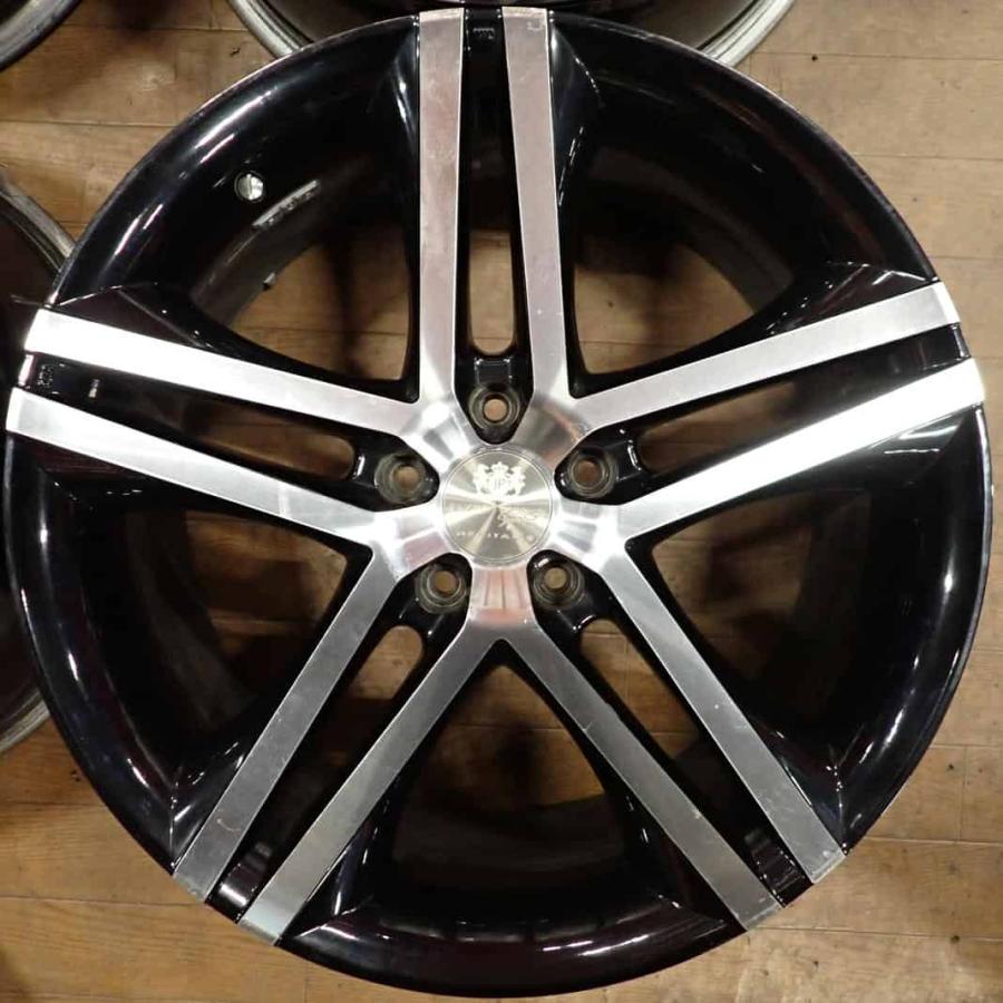 4本SET 会社宛送料無料 19×8.5J デザイン アルミ 5穴 PCD114.3mm +40 