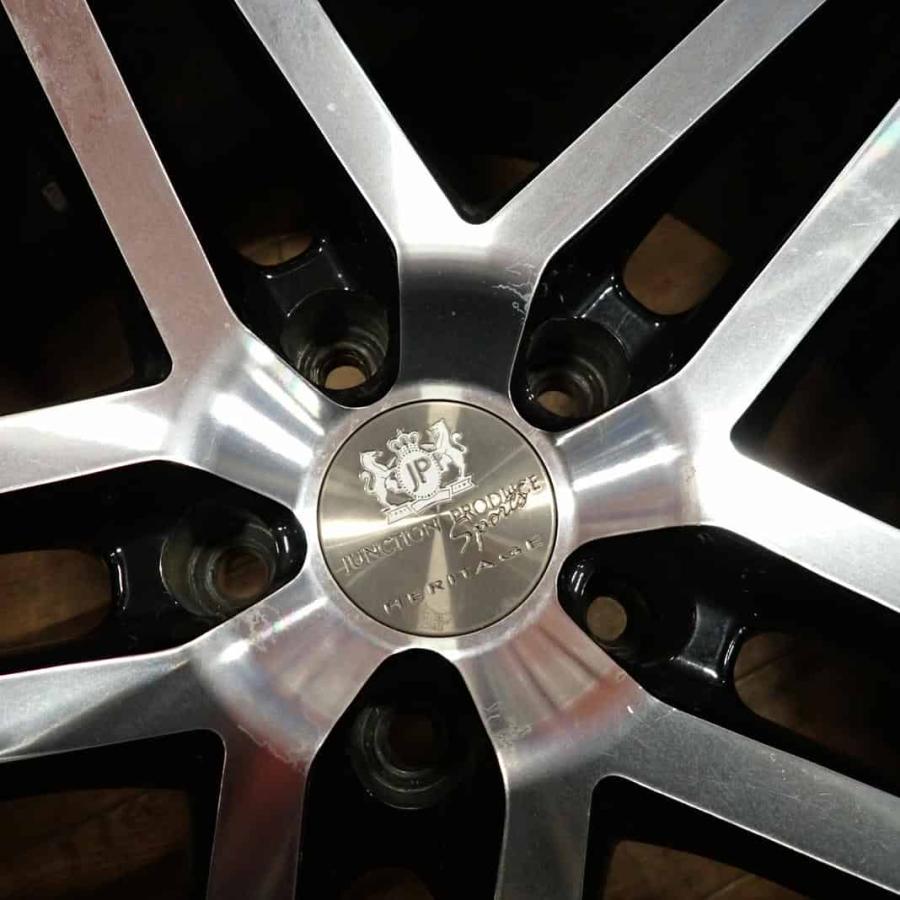 4本SET 会社宛送料無料 19×8.5J デザイン アルミ 5穴 PCD114.3mm +40 
