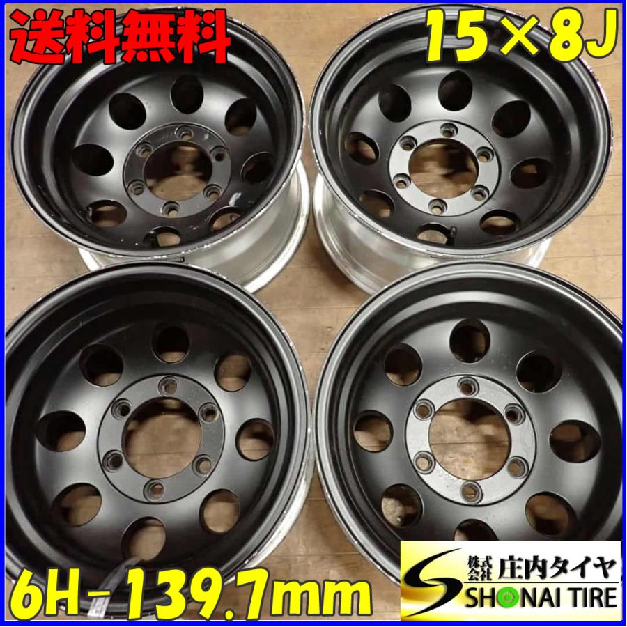 4本SET 会社宛 送料無料 15×8J ミッキートンプソン アルミ 6穴