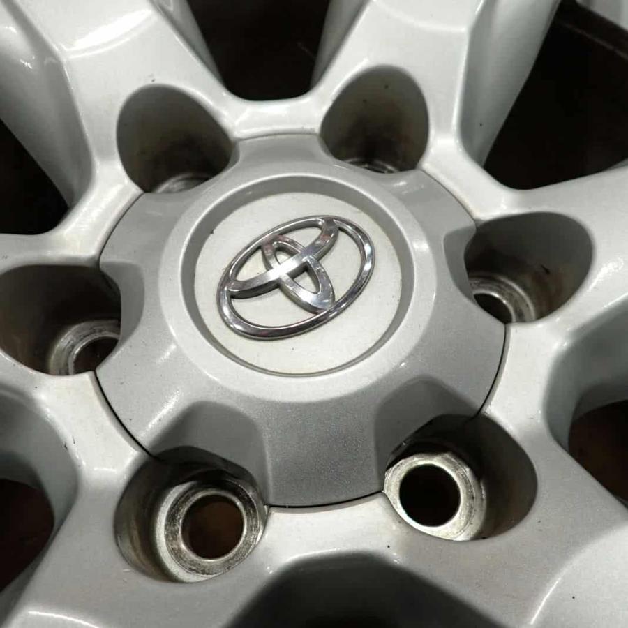 4本 会社宛 送料無料 17×7.5J トヨタ 純正 アルミ 6穴 PCD 139.7mm +25 ハブ径106mm ランドクルーザー ハイラックス サーフ 特価 NO,C5535の画像