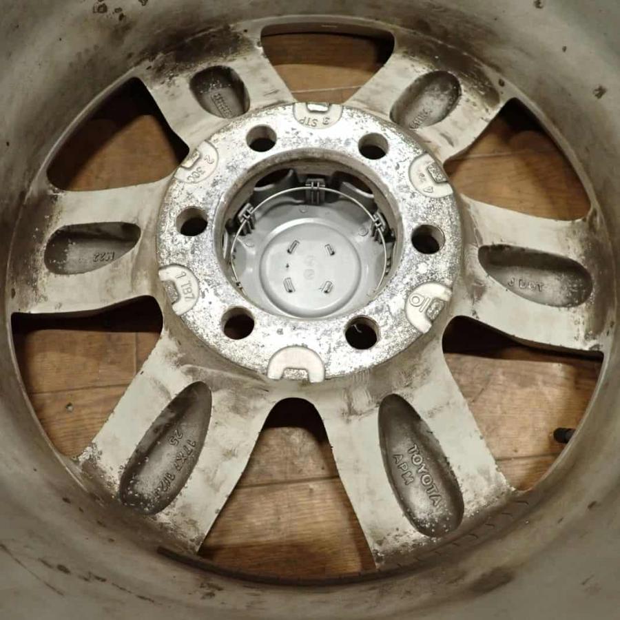 4本 会社宛 送料無料 17×7.5J トヨタ 純正 アルミ 6穴 PCD 139.7mm +25 ハブ径106mm ランドクルーザー ハイラックス サーフ 特価 NO,C5535の画像