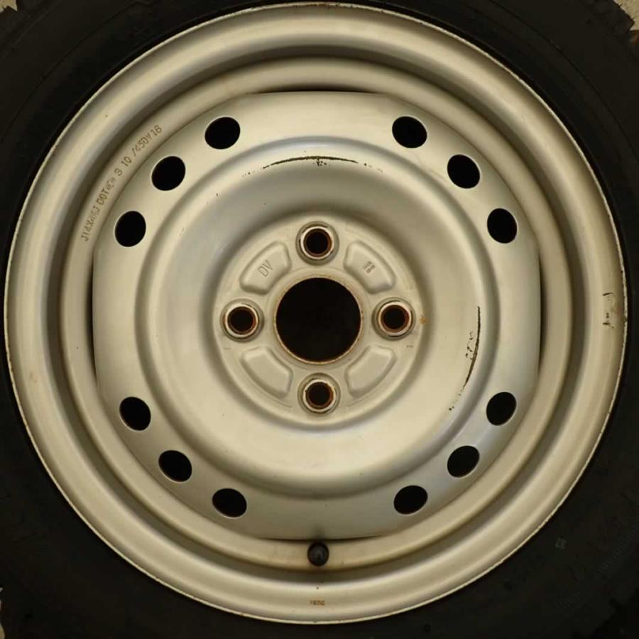 アイスナビ 冬 新品 2023年製 4本SET 会社宛送料無料 155/65R14×4.5J 75Q グッドイヤー 7 スチール スペーシア ...