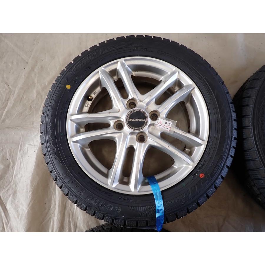 エコピア 冬 新品 2025年製 4本SET 会社宛 送料無料 155/65R14×4.5J 75Q グッドイヤー アイスナビ 8 アルミ ...