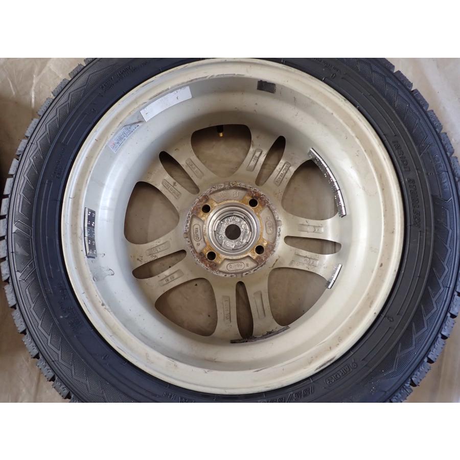 エコピア 冬 新品 2025年製 4本SET 会社宛 送料無料 155/65R14×4.5J 75Q グッドイヤー アイスナビ 8 アルミ ...
