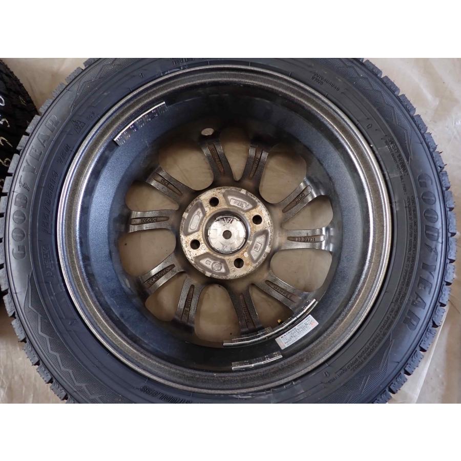 エコピア 冬 新品 2025年製 4本SET 会社宛 送料無料 155/65R14×4.5J 75Q グッドイヤー アイスナビ 8 アルミ N ...