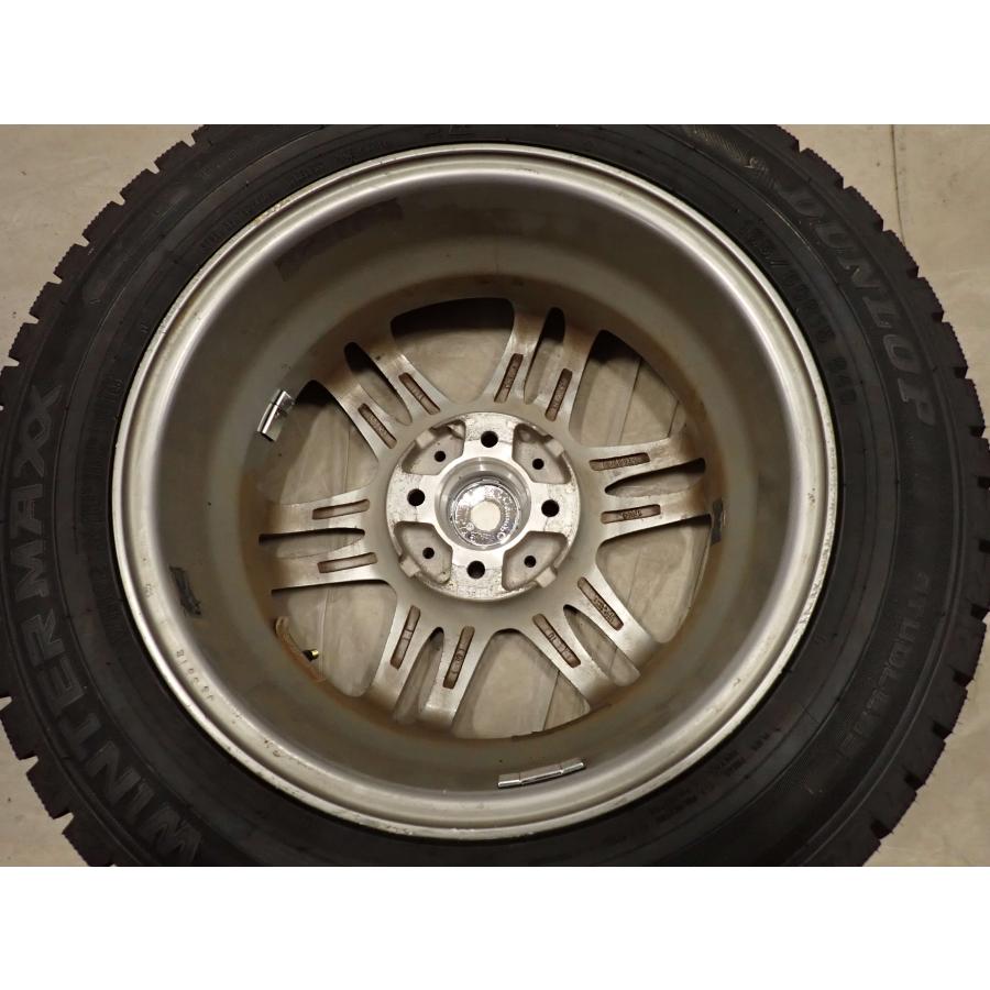 冬 新品 2024年製 4本SET 会社宛送料無料 185/60R15×5.5J 84S ダンロップ WINTER MAXX WM02 アルミ アクア ヤリス スイフト 特価 NO,D6877_7