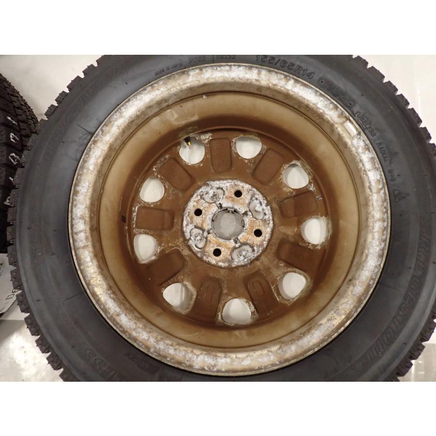 ブリザック VRX2 冬 新品 2025年製 4本 会社宛 送料無料 155/65R14×4.5