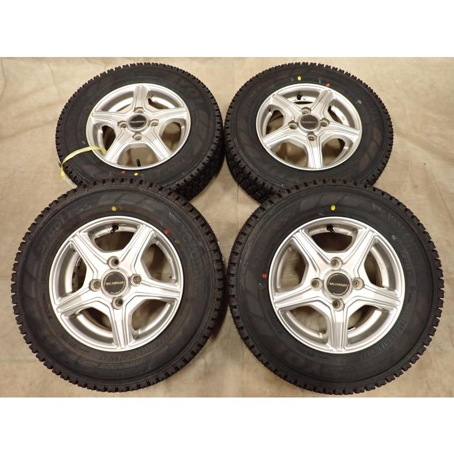 冬 新品 2025年製 4本SET 会社宛送料無料 145/80R12×4J 80/78 LT