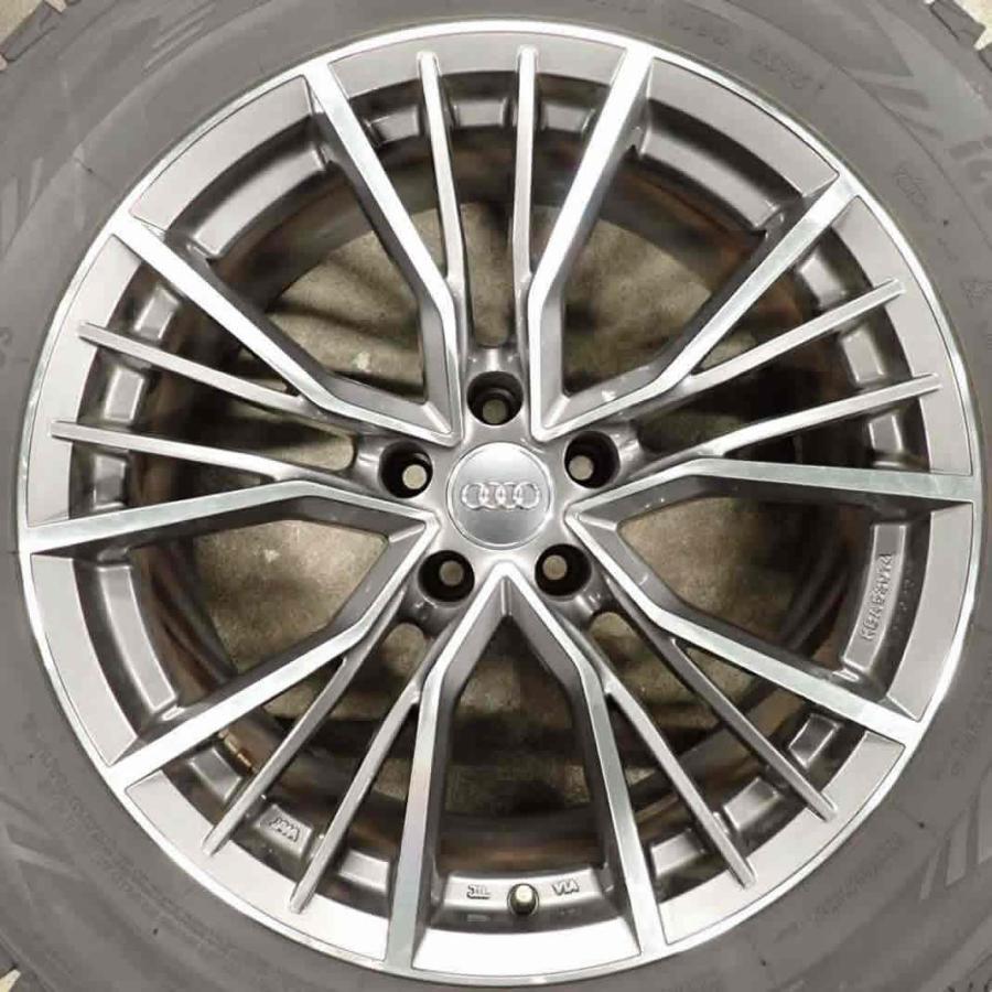 冬4本SET 会社宛 送料無料 265/55R19×8.5J 109Q ヨコハマ アイスガード G075 2021年製 アウディ Q8 純正アルミ ET+20 店頭交換OK NO,E5507の画像