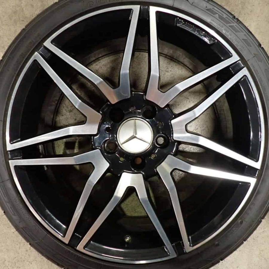 夏4本 会社宛送料無料 225/40R18×8J 92W ヨコハマ NITTO ブルーアース AE51 NT555 アルミ メルセデスベンツ Aクラス Bクラス CLA NO,E9715の画像