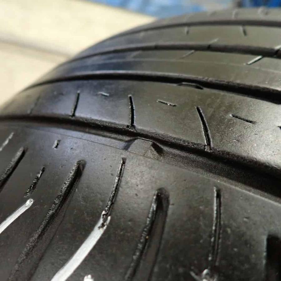 夏4本 会社宛送料無料 225/40R18×8J 92W ヨコハマ NITTO ブルーアース AE51 NT555 アルミ メルセデスベンツ Aクラス Bクラス CLA NO,E9715の画像