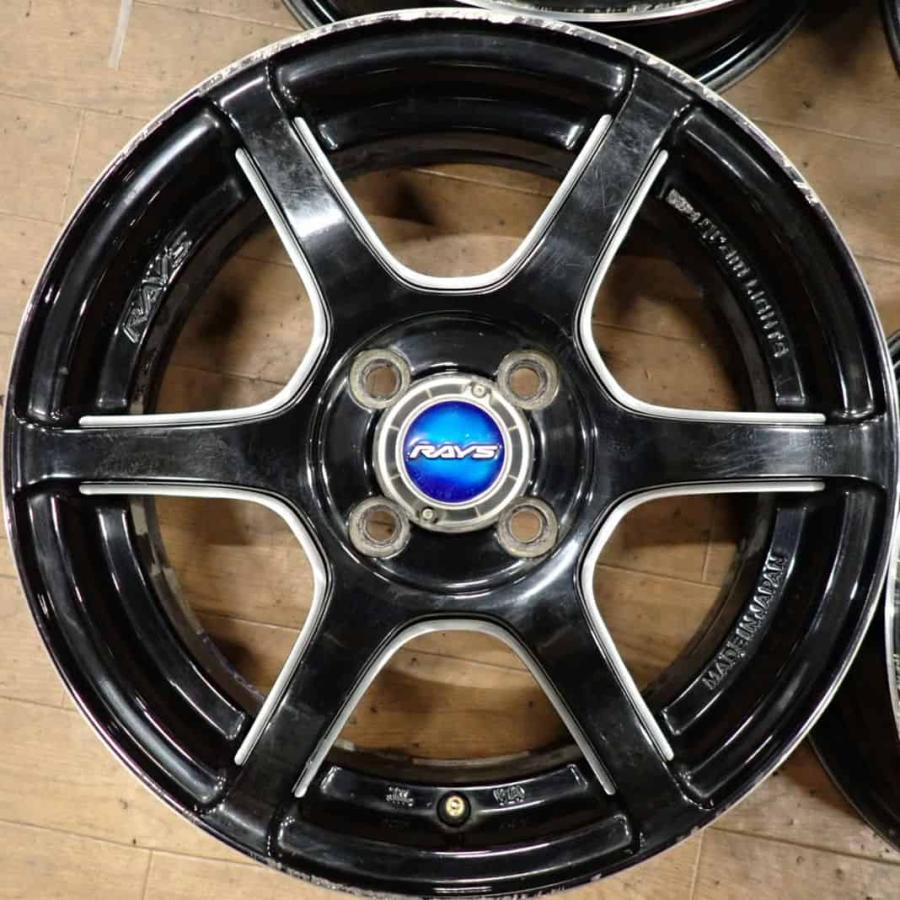 4本SET 会社宛 送料無料 15×5J RAYS グラムライツ 57C6 アルミ 4穴 