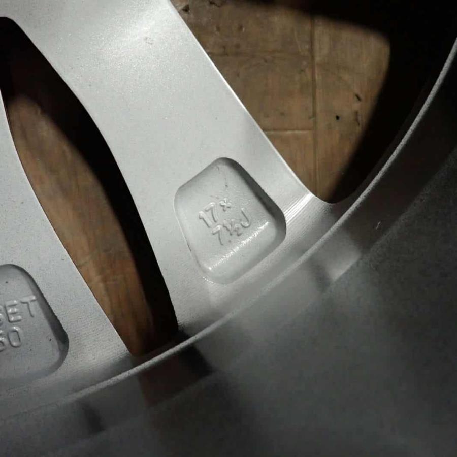 4本SET 会社宛 送料無料 17×7.5J トヨタ カローラツーリング スポーツ