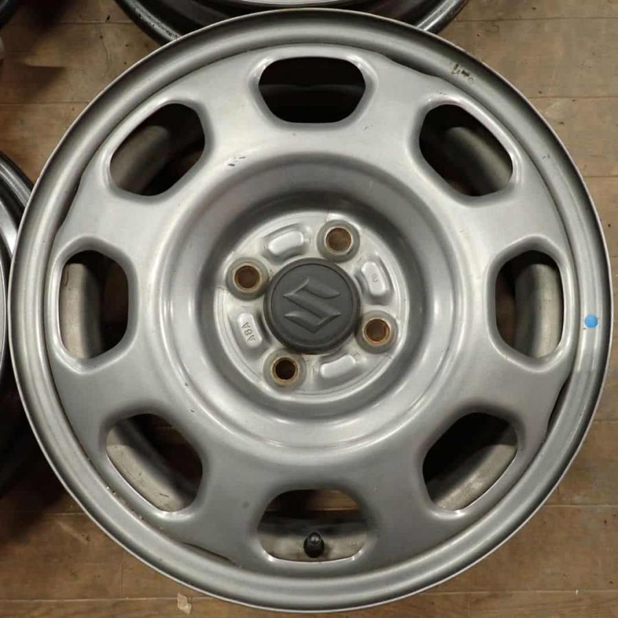 4本SET 会社宛 送料無料 15×4.5J スズキ ハスラー 純正 スチール 4穴