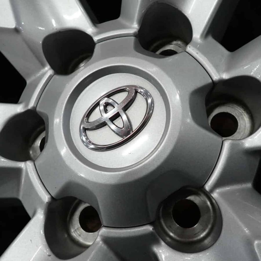 4本SET 会社宛 送料無料 17×7.5J トヨタ 純正 アルミ 6穴 PCD 139.7mm +25 ハブ径106mm ハイラックス サーフ ランクル 150プラド NO,F2416の画像