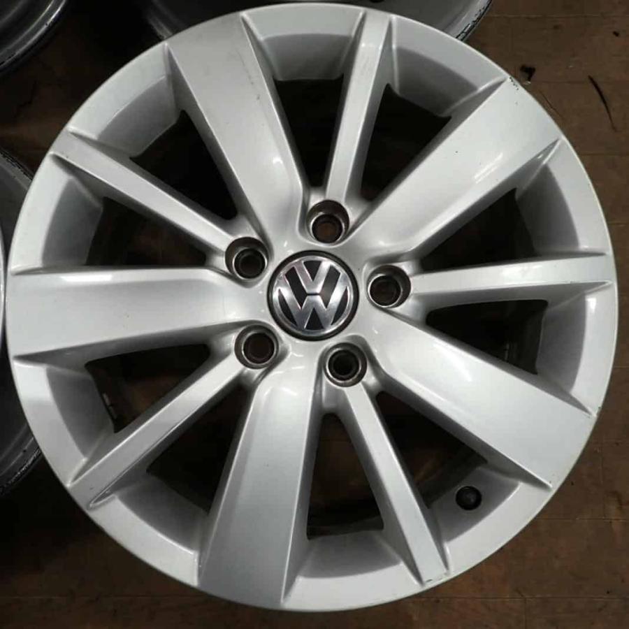 4本SET 会社宛 送料無料 16×6.5J VW フォルクスワーゲン シャラン 純正
