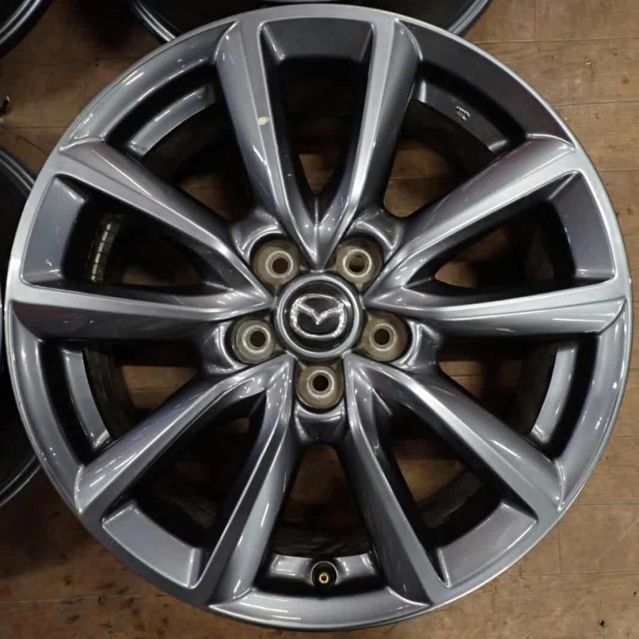 4本SET 会社宛 送料無料 18×7J マツダ 純正 アルミ 5穴 PCD 114.3mm +