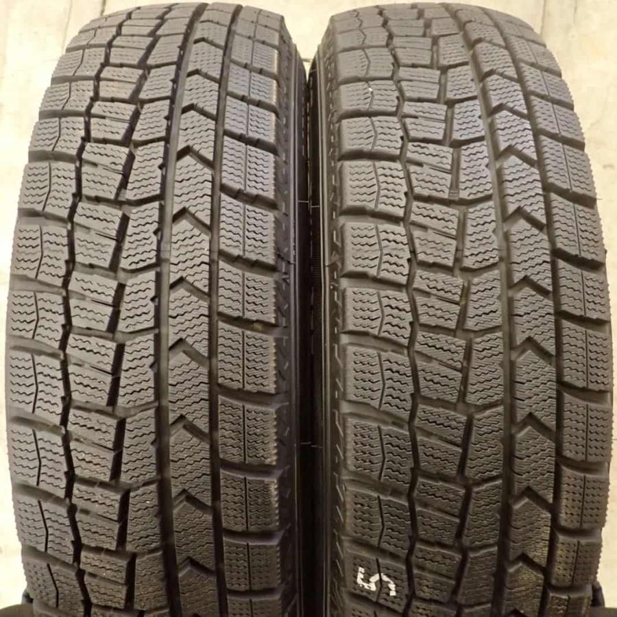 冬4本 会社宛 送料無料 165/70R14×5J 81Q ダンロップ WINTER MAXX WM02 2021年製 スチール ヴィッツ アクア ベルタ パッソ 特価！NO,F3035の画像
