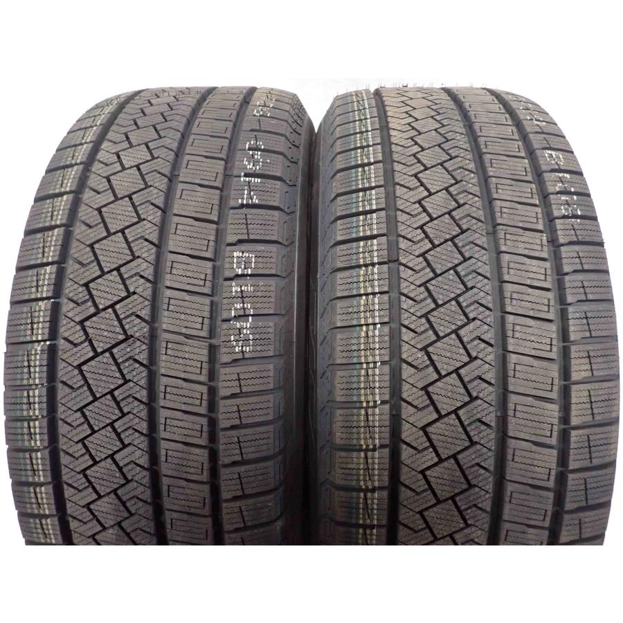 冬4本新品 会社宛 送料無料 255/50R19×8J 107T ピレリ アイスゼロ アシンメトリコ 2024年製 EUROTECH アルミ ベンツ Aクラス B NO,F3453の画像