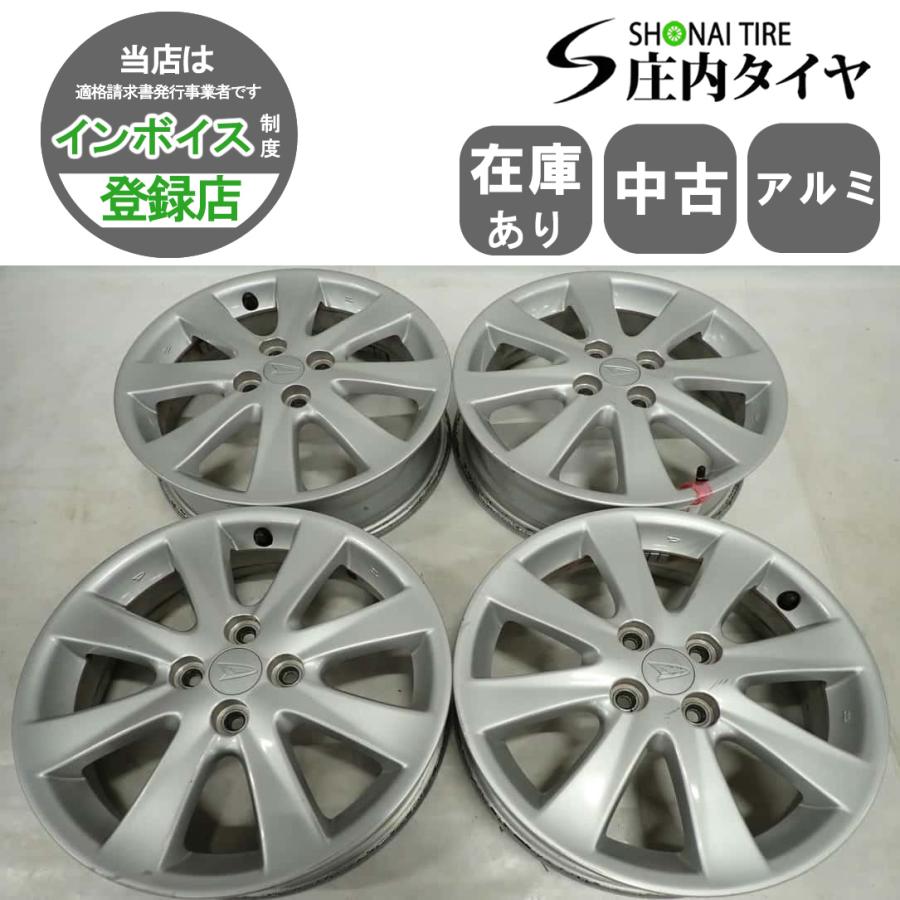 4本 会社宛送料無料 16×4.5J ダイハツ 純正 アルミ 4穴 PCD 100mm +45 