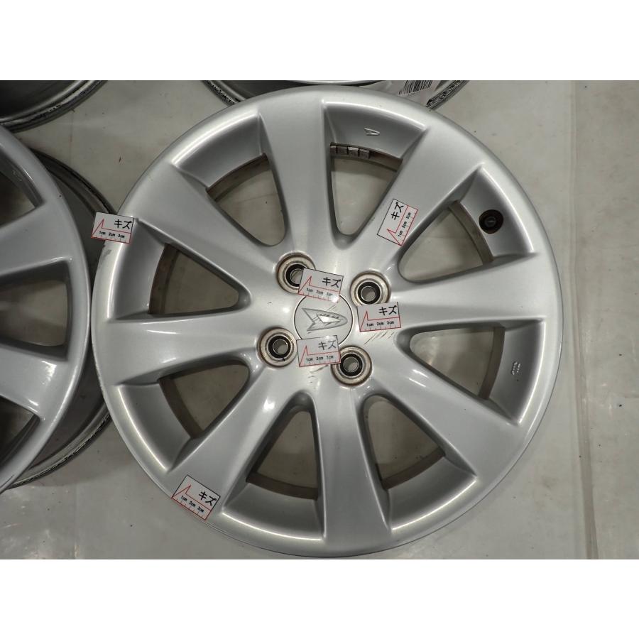 4本 会社宛送料無料 16×4.5J ダイハツ 純正 アルミ 4穴 PCD 100mm +45