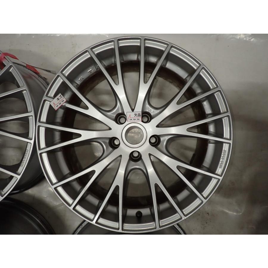 m*K様 ポルシェ 18インチ シルバーホイール 4本SET 会社宛 送料無料 18×8J MAK シルバー アルミ ホイール 5穴 PCD