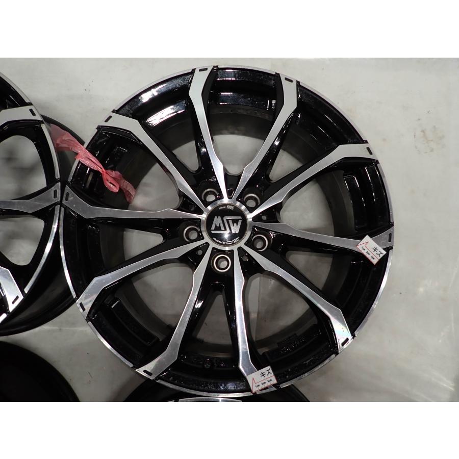 4本SET 会社宛 送料無料 18×8J OZ MSW 48 アルミ 5穴 PCD 120mm +29