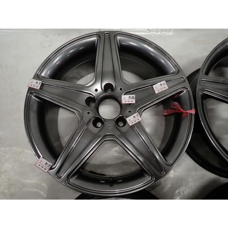 4本SET 会社宛送料無料 17×7.5J AGA アルミ ホイール 5穴 PCD 112mm + 