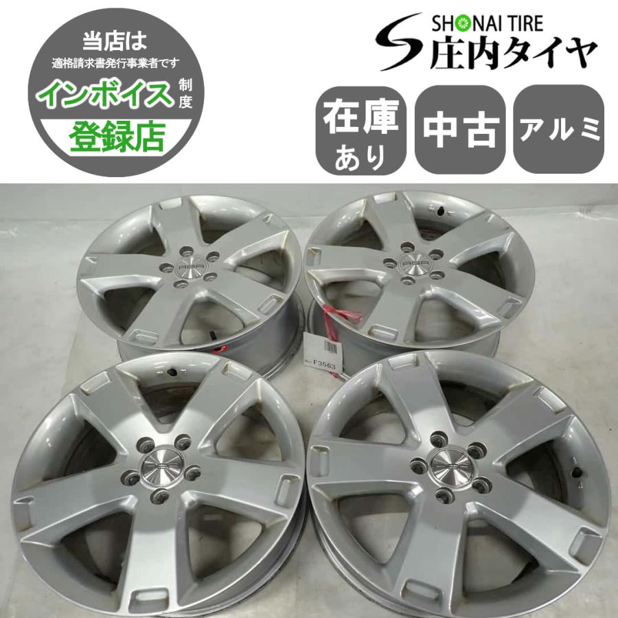 メルセデスベンツAGA１８インチ外品アルミホイール4本 4本SET 会社宛 送料無料 18×8J AGA シルバー アルミ ホイール 5穴 PCD