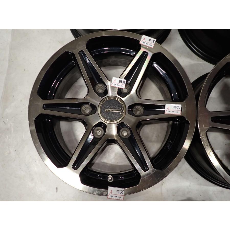 4本 会社宛 送料無料 15×6J PRO POTOR X VX-06 アルミ 6穴 PCD 139.7mm
