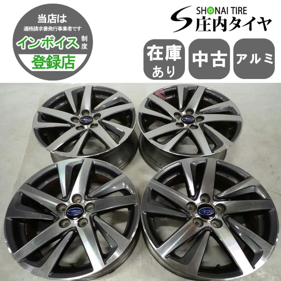 4本SET 会社宛 送料無料 16×6.5J スバル インプレッサ GP3 純正 アルミ 