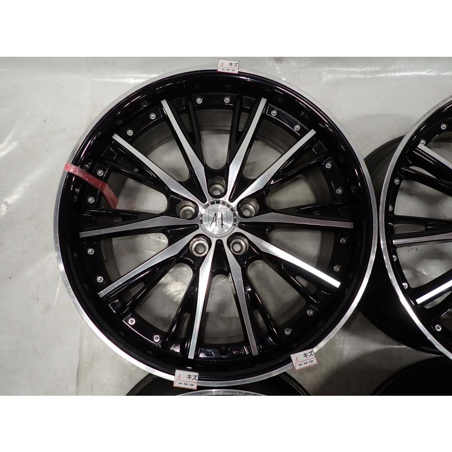4本 会社宛 送料無料 20×8.5J ANHELO KLEITOS アルミ 5穴 PCD 120mm + 
