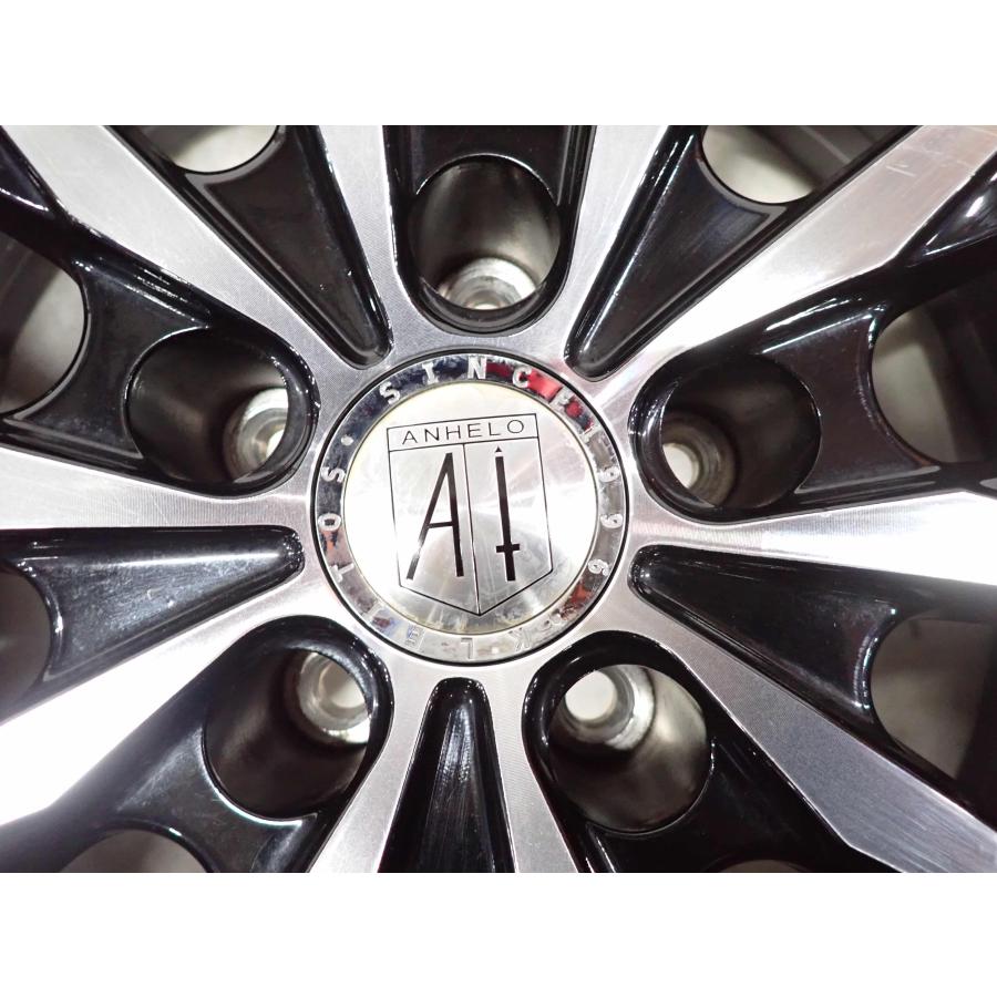 4本 会社宛 送料無料 20×8.5J ANHELO KLEITOS アルミ 5穴 PCD 120mm + 