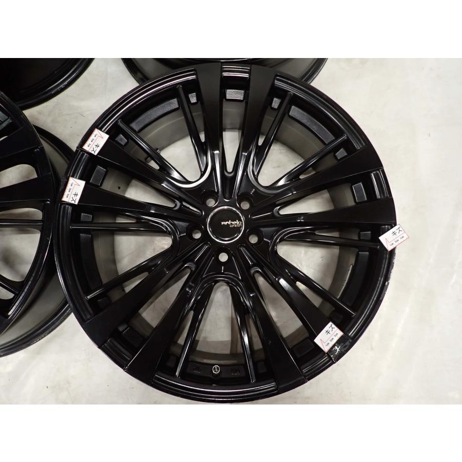 4本SET 会社宛送料無料 19×7.5J ANHELO Corazon アルミ 5穴 PCD 100mm