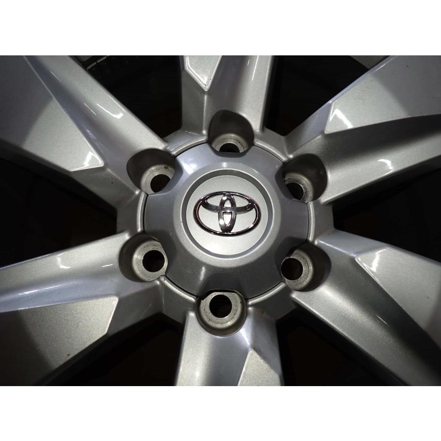 4本SET 会社宛 送料無料 17×7.5J トヨタ 純正 アルミ 6穴 PCD 139.7mm +25 ハブ径106mm ハイラックス サーフ ランクル 150プラド NO,F3715の画像