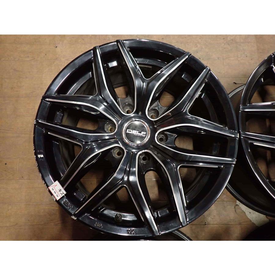 4本SET 会社宛 送料無料 18×8J フレックス DELF アルミ ホイール 6穴