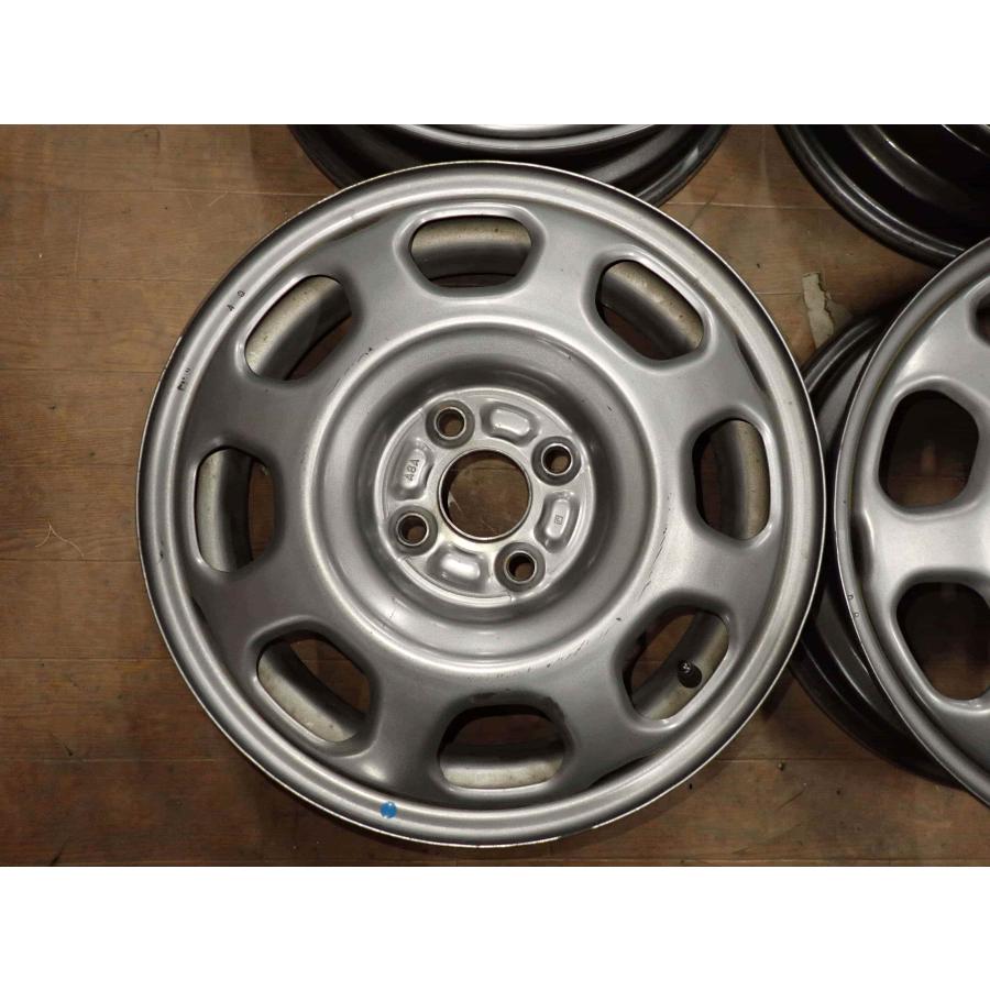 4本 会社宛 送料無料 15×4.5J スズキ ハスラー 純正 スチール 鉄 4穴 