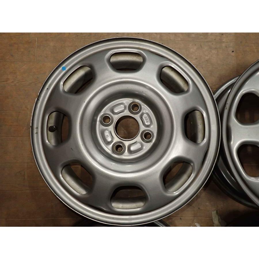 4本 会社宛 送料無料 15×4.5J スズキ ハスラー 純正 スチール 鉄 4穴 