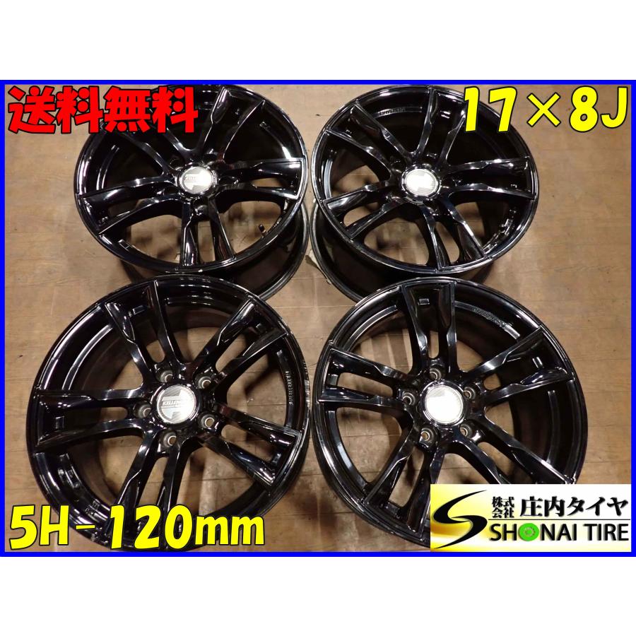 4本SET 会社宛 送料無料 17×8J Kelleners SPORT ケレナーズ アルミ 5穴