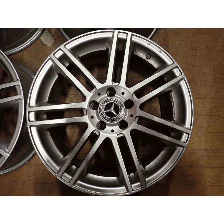 4本SET 会社宛 送料無料 18×8J Mercedes Benz アルミホイール 5穴 PCD