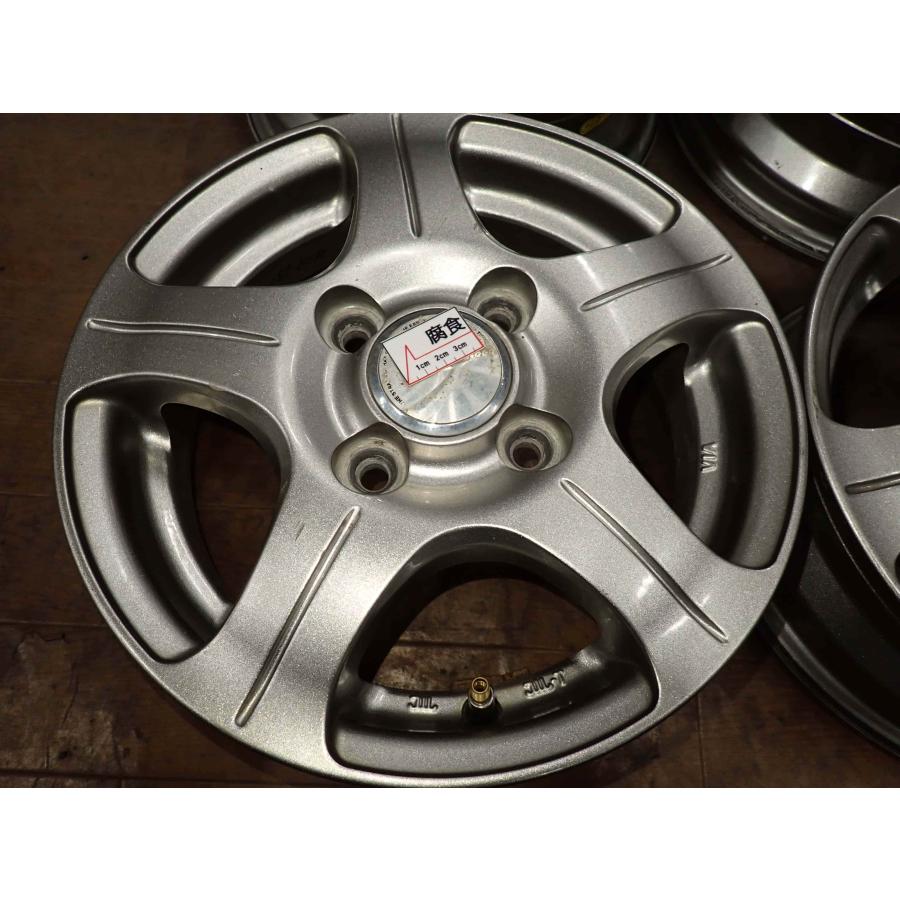 4本SET 会社宛 送料無料 12×4J デザイン アルミ 4穴 PCD 100mm +40