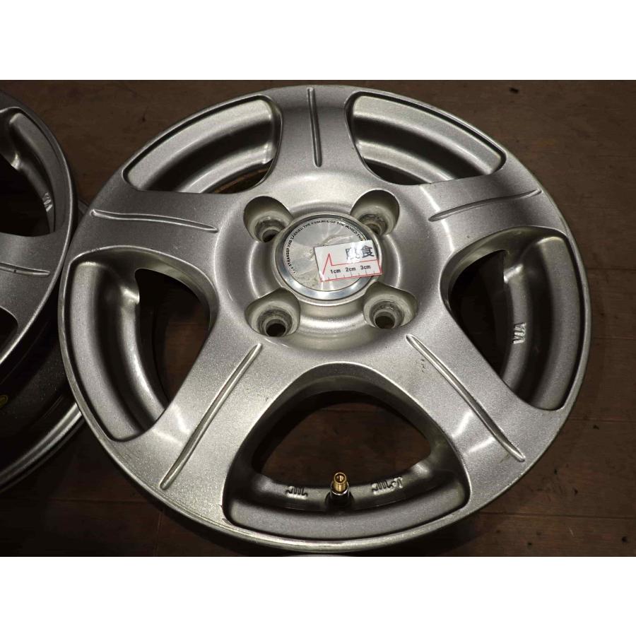 4本SET 会社宛 送料無料 12×4J デザイン アルミ 4穴 PCD 100mm +40