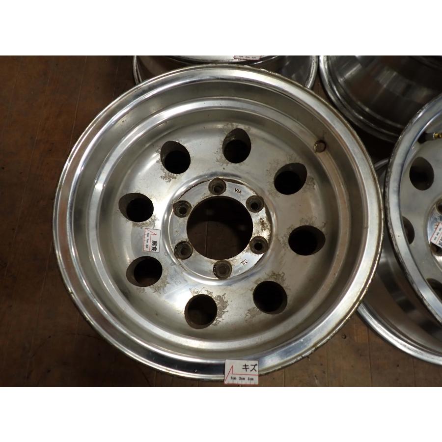 4本SET 会社宛 送料無料 15×8J 社外 汎用 アルミ ホイール 6穴 PCD139