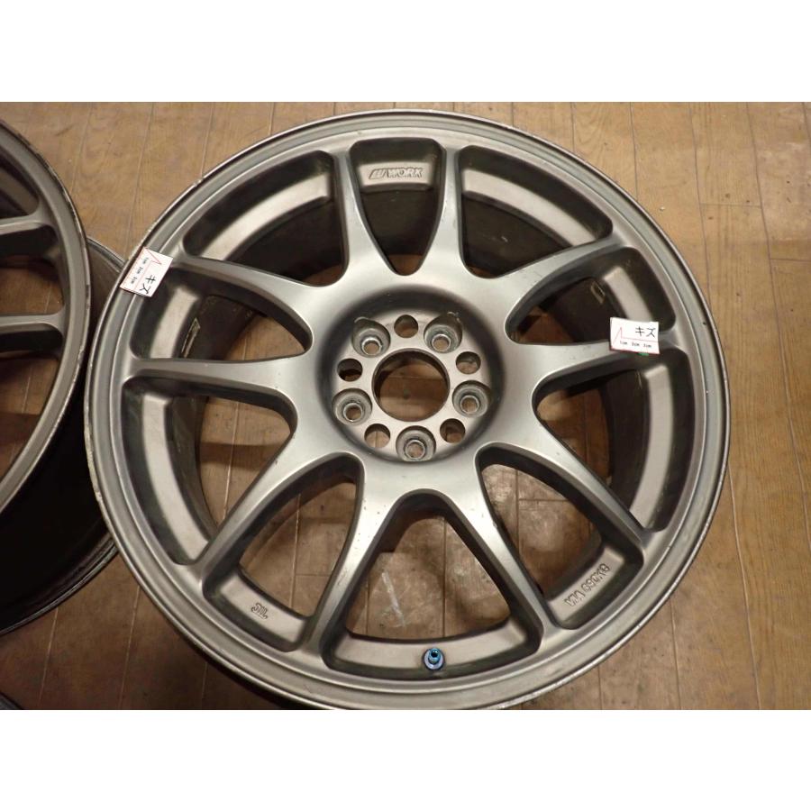 4本 会社宛 送料無料 17×7J WORK エモーション CR kai アルミ 5穴 PCD