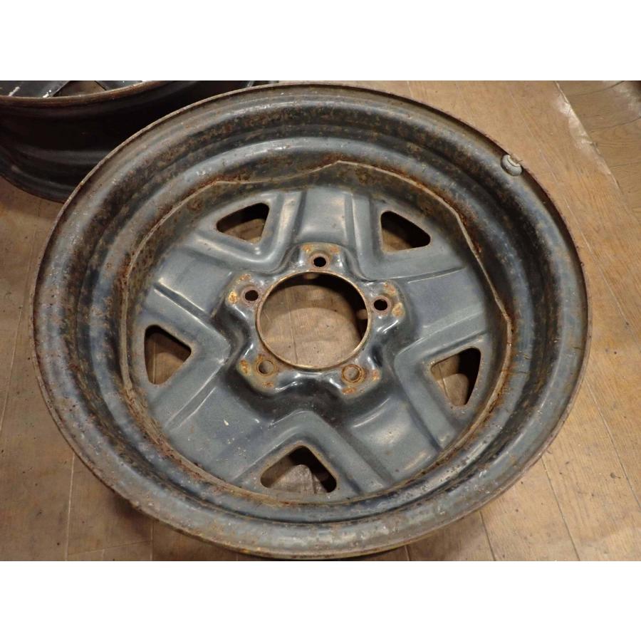 スズキ 純正 JA11 ジムニー　5穴 ホイール 4本 16×5J スチールホイール　鉄チン　マットブラック塗 4本SET 会社宛 送料無料 16×5J スズキ ジムニー 純正 スチール