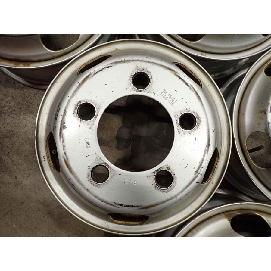 6本SET 会社宛 送料無料 15×5J TOPY スチール 鉄 ホイール 5穴 PCD203