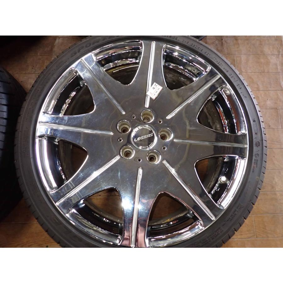 夏 4本SET 会社宛 送料無料 245/35ZR19×8J 275/30ZR19×9J TRIANGLE SPORTEX TSH11 2019年製 LEGZAS レグザス アルミ クラウン NO,F3943の画像