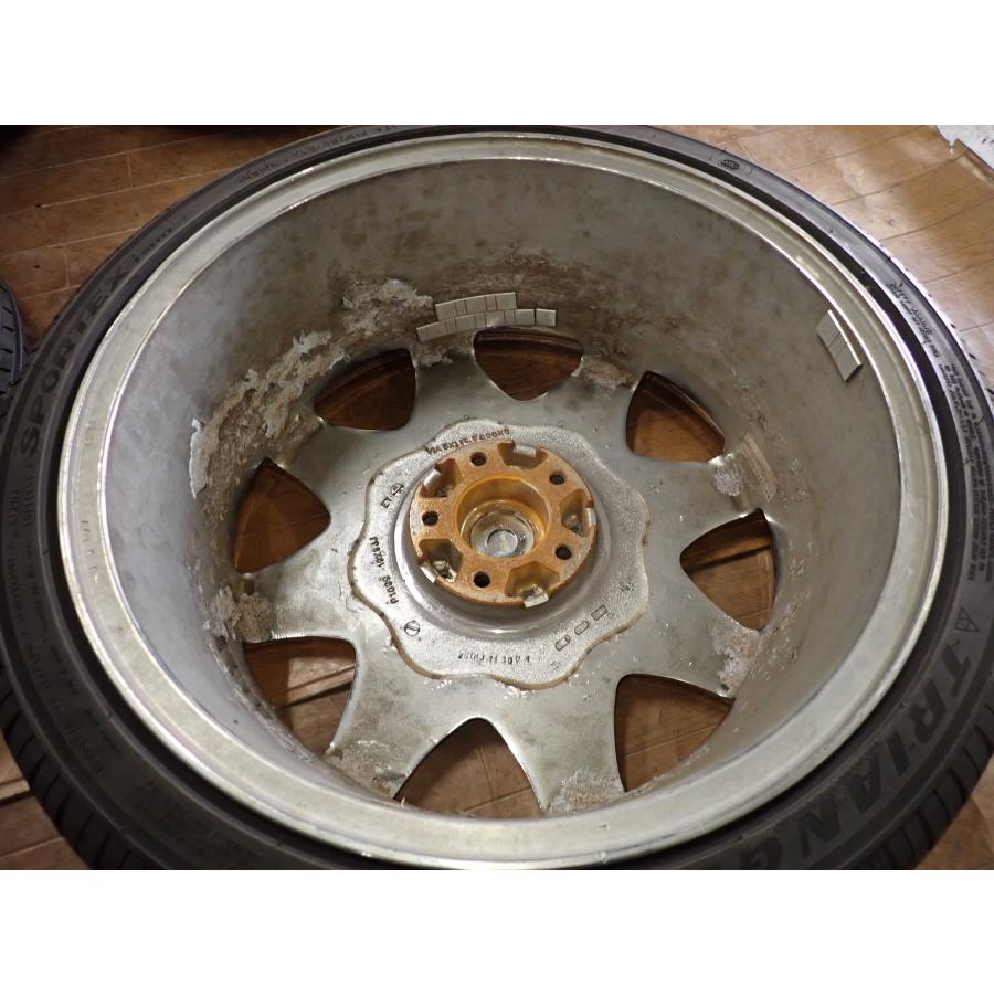 夏 4本SET 会社宛 送料無料 245/35ZR19×8J 275/30ZR19×9J TRIANGLE SPORTEX TSH11 2019年製 LEGZAS レグザス アルミ クラウン NO,F3943の画像
