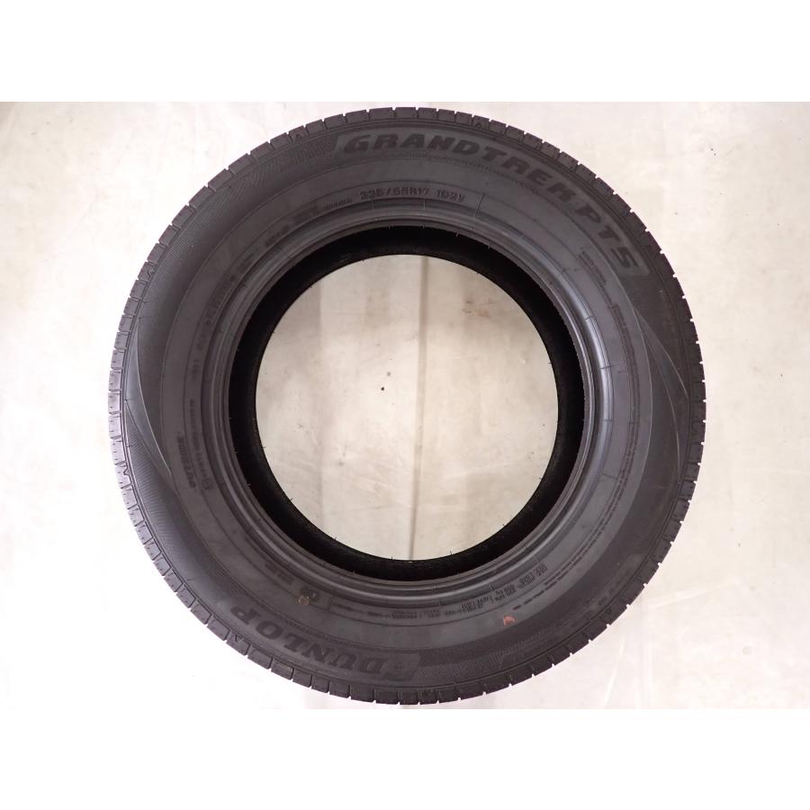 DUNLOP GRANDTREK PT5 225/65R17 17インチ 夏タイヤ 4本 22～23年製 バリ溝 ハリアー RAV4 エクストレイル レクサスNX等　(STA105) NEXTRY 夏4本 会社宛 送料無料 225/65R17 102V ダンロップ グラン