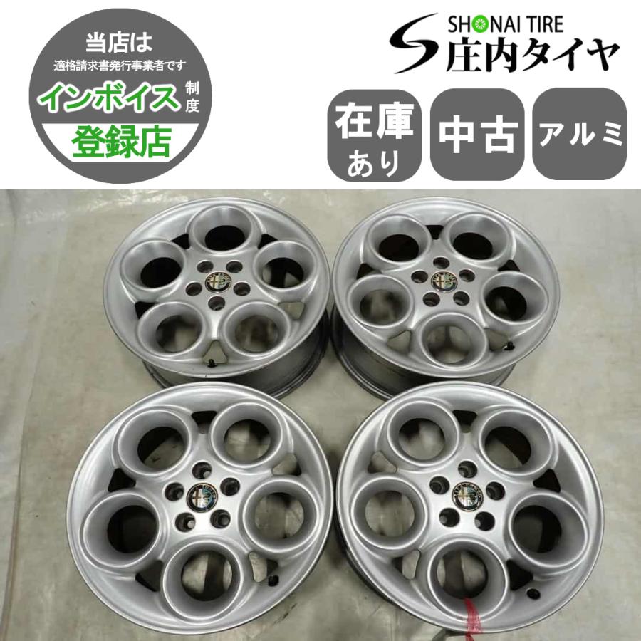 4本SET 会社宛 送料無料 16×6.5J アルファロメオ 純正 アルミ ホイール